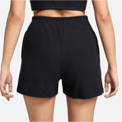 NIKE Sportswear Chill Knit High-Waist Slimfit 3" Shorts Damen 010 - black/black M