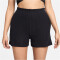 NIKE Sportswear Chill Knit High-Waist Slimfit 3" Shorts Damen 010 - black/black M