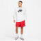 NIKE Club Woven Flow Shorts Herren 657 - university red/white XS