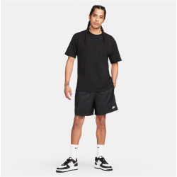 NIKE Club Woven Flow Shorts Herren 010 - black/white S