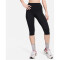 NIKE One High-Waist Capri-Leggings Damen 010 - black/black XS
