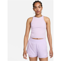 NIKE One Fitted Dri-FIT Ribbed Tanktop Damen 512 - lilac...