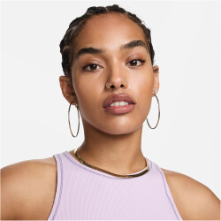 NIKE One Fitted Dri-FIT Ribbed Tanktop Damen 512 - lilac...