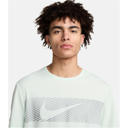 NIKE Miler Flash Dri-FIT UV kurzarm Laufshirt Herren 394...