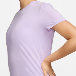 NIKE One Classic Dri-FIT kurzarm Fitness-Trainingsshirt Damen 512 - lilac bloom/black S