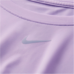 NIKE One Classic Dri-FIT kurzarm Fitness-Trainingsshirt Damen 512 - lilac bloom/black S