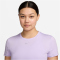 NIKE One Classic Dri-FIT kurzarm Fitness-Trainingsshirt Damen 512 - lilac bloom/black S