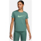 NIKE One Swoosh Dri-FIT kurzarm Laufshirt Damen 361 - bicoastal/vapor green S
