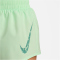 NIKE One Dri-FIT Mid-Rise 3" Shorts Damen 376 - vapor green/bicoastal S