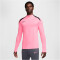 NIKE Strike Dri-FIT 1/2-Zip Global Fußball Trainingsshirt Herren 628 - sunset pulse/black/black S