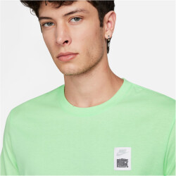 NIKE Basketball T-Shirt Herren 376 - vapor green S