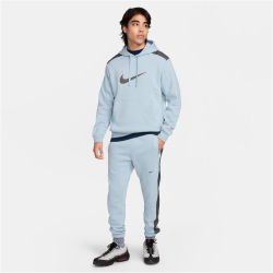 NIKE Sportswear SP Fleece Hoodie Herren 440 - lt armory blue/iron grey/iron grey S