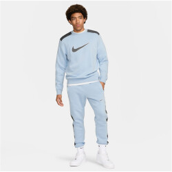 NIKE Sportswear SP Fleece Sweatshirt Herren 440 - lt armory blue/iron grey/iron grey XS