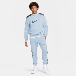 NIKE Sportswear SP Fleece Sweatshirt Herren 440 - lt armory blue/iron grey/iron grey S