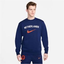 NIKE Niederlande Club Fleece Sweatshirt Herren 492 - blue...