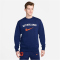 NIKE Niederlande Club Fleece Sweatshirt Herren 492 - blue void/safety orange S