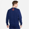 NIKE Niederlande Club Fleece Sweatshirt Herren 492 - blue void/safety orange S