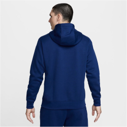 NIKE Niederlande Fleece Hoodie Herren 492 - blue void/safety orange S