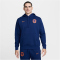 NIKE Niederlande Fleece Hoodie Herren 492 - blue void/safety orange S