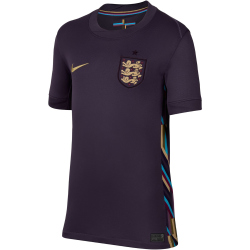 NIKE England Stadium Dri-FIT Ausw&auml;rtstrikot 2024 Kinder 573 - dark raisin/sesame S (128-137 cm)