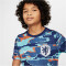 NIKE Niederlande Academy Pro Dri-FIT Aufwärmshirt Kinder 492 - blue void/copa/white S (128-137 cm)