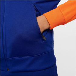 NIKE Niederlande Strike Dri-FIT Knit Trainingsanzug Kinder 455 - deep royal blue/safety orange S (128-137 cm)