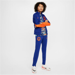 NIKE Niederlande Strike Dri-FIT Knit Trainingshose Kinder 455 - deep royal blue/safety orange XS (122-128 cm)
