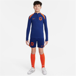 NIKE Niederlande Strike Dri-FIT Trainingsshirt Kinder 455 - deep royal blue/safety orange M (137-147 cm)