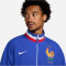 NIKE Frankreich Strike Dri-FIT Heim Einlaufjacke Herren 452 - bright blue/bright blue/white S