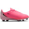 NIKE Jr. Phantom GX 2 Club MG Multi-Ground Fußballschuhe Kinder 600 - sunset pulse/black 37.5