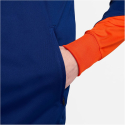 NIKE Niederlande Strike Dri-FIT Kapuzen-Trainingsanzug Herren 455 - deep royal blue/safety orange S