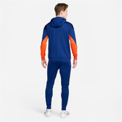 NIKE Niederlande Strike Dri-FIT Kapuzen-Trainingsanzug Herren 455 - deep royal blue/safety orange S