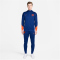 NIKE Niederlande Strike Dri-FIT Kapuzen-Trainingsanzug Herren 455 - deep royal blue/safety orange S