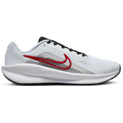 NIKE Downshifter 13 Laufschuhe Herren 104 - white/fire red-lt smoke grey-black 41