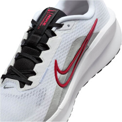 NIKE Downshifter 13 Laufschuhe Herren 104 - white/fire red-lt smoke grey-black 41