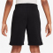 NIKE Sportswear Club Fleece French Terry Shorts Kinder 010 - black/white S (128-137 cm)