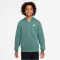 NIKE Sportswear Club Fleece Kapuzenjacke Kinder 361 - bicoastal/white XS (122-128 cm)