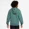 NIKE Sportswear Club Fleece Kapuzenjacke Kinder 361 - bicoastal/white XS (122-128 cm)