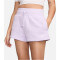 NIKE Sportswear Phoenix lockere High-Waist Fleece Sweatshorts Damen 511 - violet mist/sail XS
