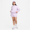 NIKE Sportswear Phoenix lockere High-Waist Fleece Sweatshorts Damen 511 - violet mist/sail XS