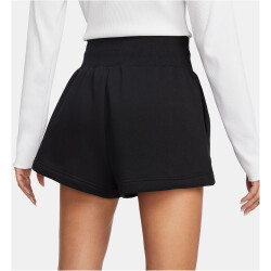 NIKE Sportswear Phoenix lockere High-Waist Fleece Sweatshorts Damen 010 - black/sail L