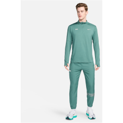 NIKE Element Flash Dri-FIT 1/2-Zip Laufshirt Herren 361 - bicoastal/reflective silv S