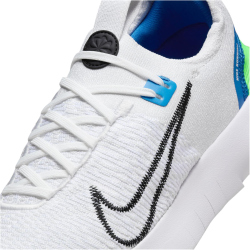 NIKE Free Run Flyknit Next Nature Laufschuhe Herren 104 - white/black-platinum tint-star blue 40