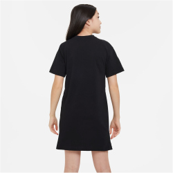 NIKE Sportswear T-Shirt Kleid M&auml;dchen 010 - black/white XL (156-166 cm)