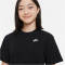 NIKE Sportswear T-Shirt Kleid M&auml;dchen 010 - black/white XL (156-166 cm)