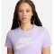 NIKE Sportswear Essentials Logo T-Shirt Damen 545 - violet mist/white XS