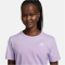 NIKE Sportswear Club Essentials T-Shirt Damen 511 - violet mist/white L