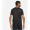NIKE Dri-FIT Miler kurzarm Laufshirt Herren 010 - black/reflective silv S