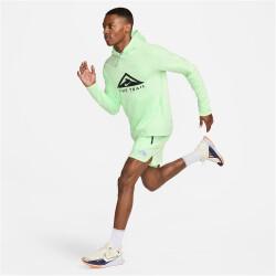 NIKE Dri-FIT Trail Pullover Trailrunning Hoodie Herren 376 - vapor green/vapor green/black M