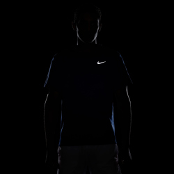 NIKE UV Miler Dri-FIT kurzarm Laufshirt Herren 481 - game royal/midnight navy/reflective silv XXL